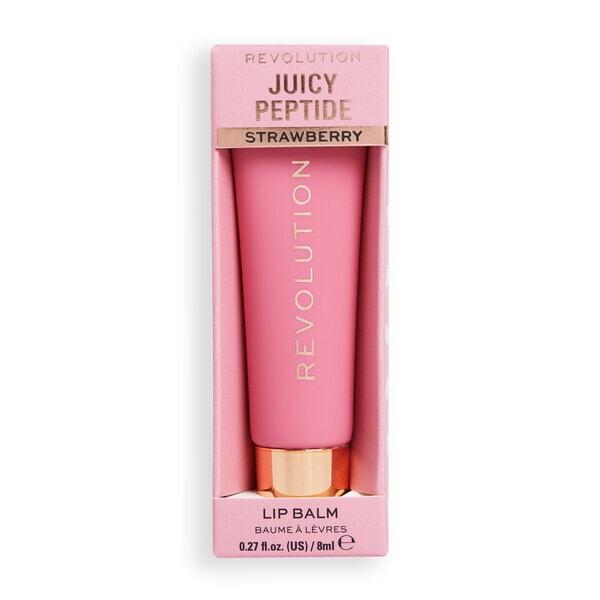 Revolution Juicy Peptide Lip Balm Pink Strawberry