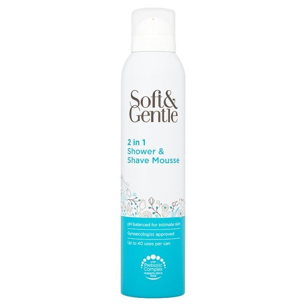 Soft & Gentle 2 in 1 Shower & Shave Mousse 200ml