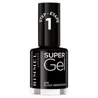 Rimmel Supergel Nail Polish Black Obsession