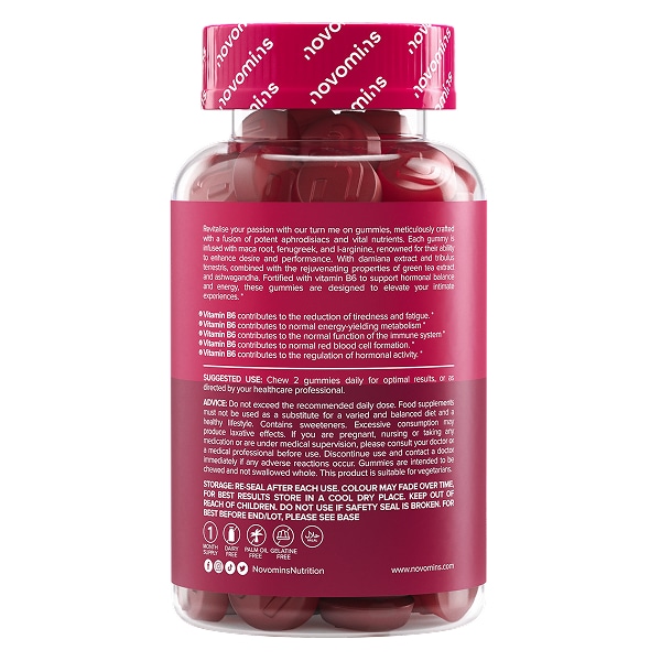 Novomins Turn Me On Gummies 60s