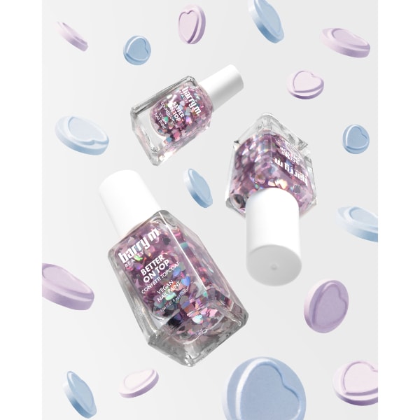 Barry M Better On Top Confetti Topcoat