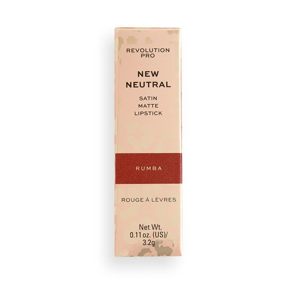 Revolution Pro New Neutrals Satin Matte Lipstick Rumba