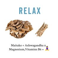 Grass & Co. Relax Maitake Mushrooms Capsules