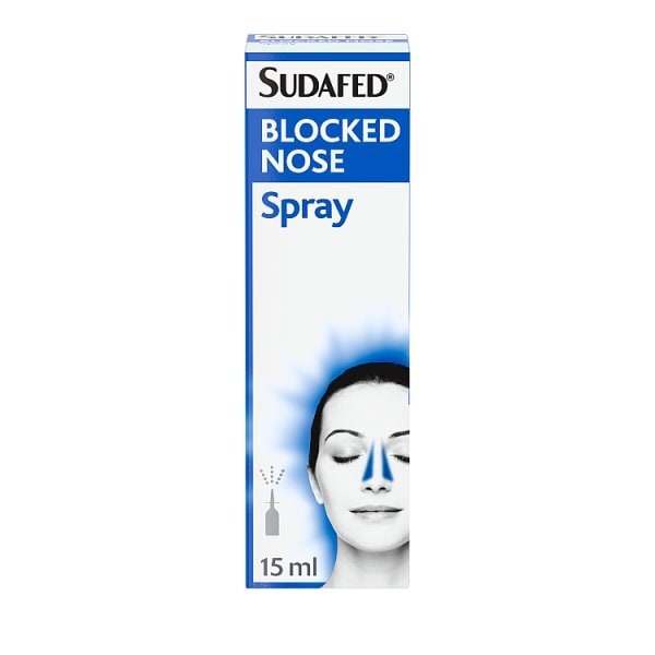 Sudafed Blocked Nose Nasal Spray 15ml