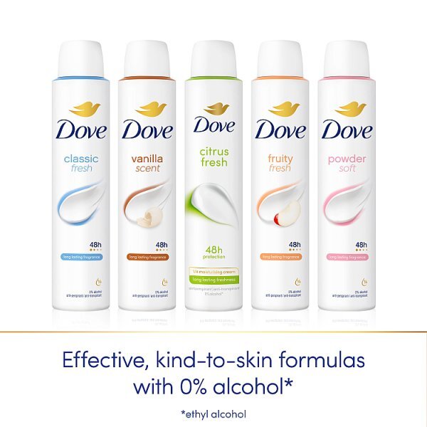 Dove Fresh Citrus Anti-Perspirant Aerosol 200ml