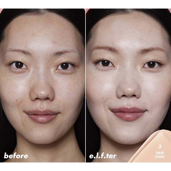 e.l.f. Halo Glow Skin Tint Foundation - SPF 50 3 Fair Cool