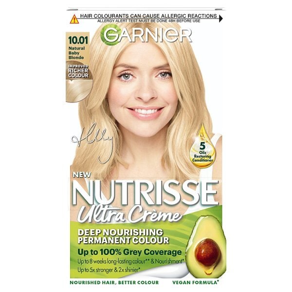 Garnier Nutrisse 10.01 Natural Baby Blonde Permanent Hair Dye