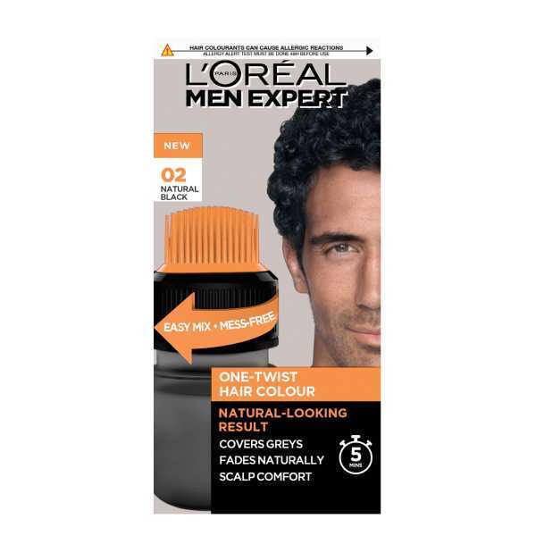 L'Oreal Men Expert Semi-Perm Hair Colour 02 Natural Black