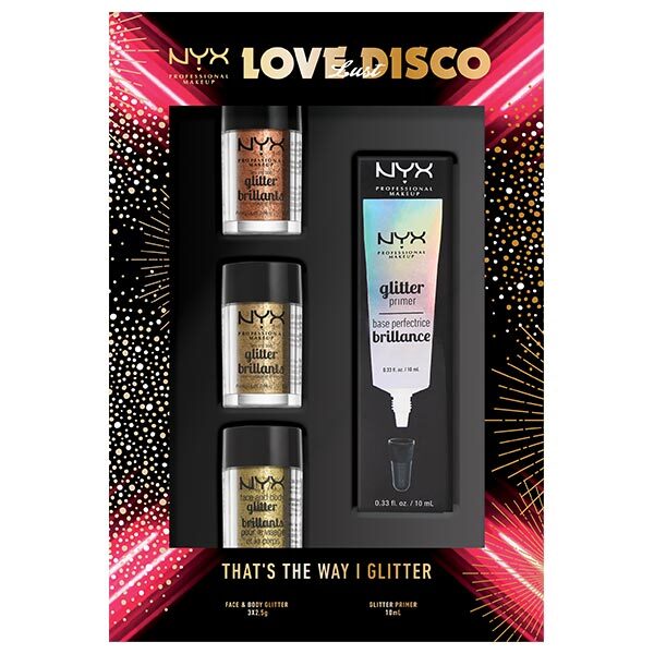 DNR NYX Professional Makeup Love Lust Disco Glitter Set
