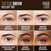 Maybelline Tattoo Gel Eyebrow Tint Peel Medium Brown