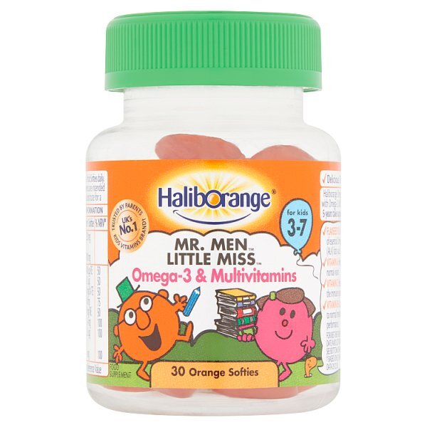 Haliborange Mr Men Little Miss Omega-3 Multivitamin Softies