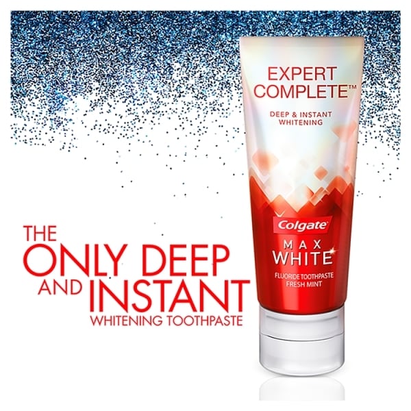 Colgate Max White Expert Complete Whitening Toothpaste 90ml