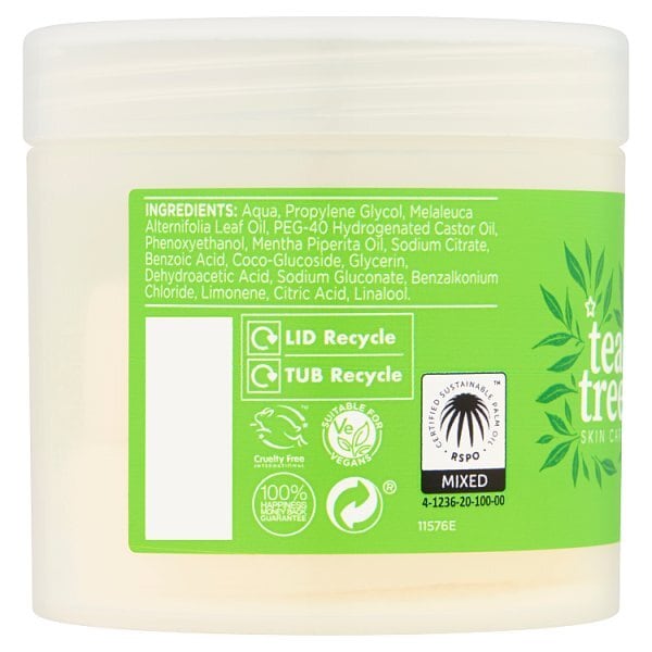 Tea Tree Biodegradable Cleansing Pads