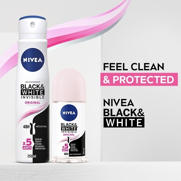 NIVEA Black & White Anti-Perspirant Deodorant Spray 250ml