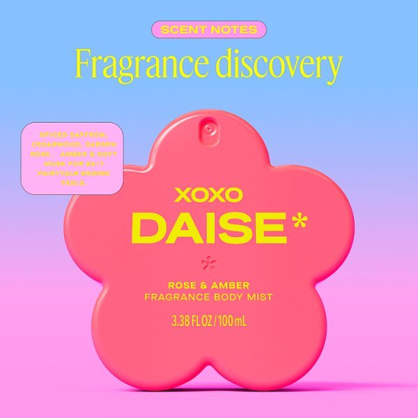 Daise Fragrance Body Mist Rose & Amber 100 Ml