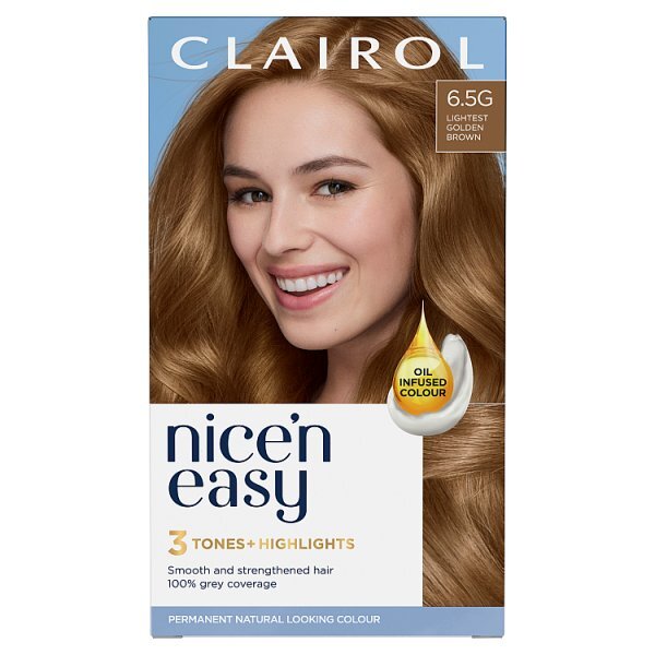 Clairol Nice'n Easy Hair Dye 6.5G Lightest Golden Brown