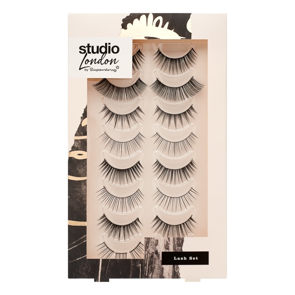 Superdrug Studio London Lash Set 8 Piece