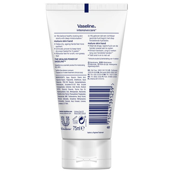 DNRAD Vaseline Intensive Care Mature Skin Hand Cream 75ml