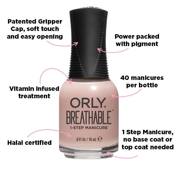 Orly Breathable Nail Polish - Sheer Luck 18ml