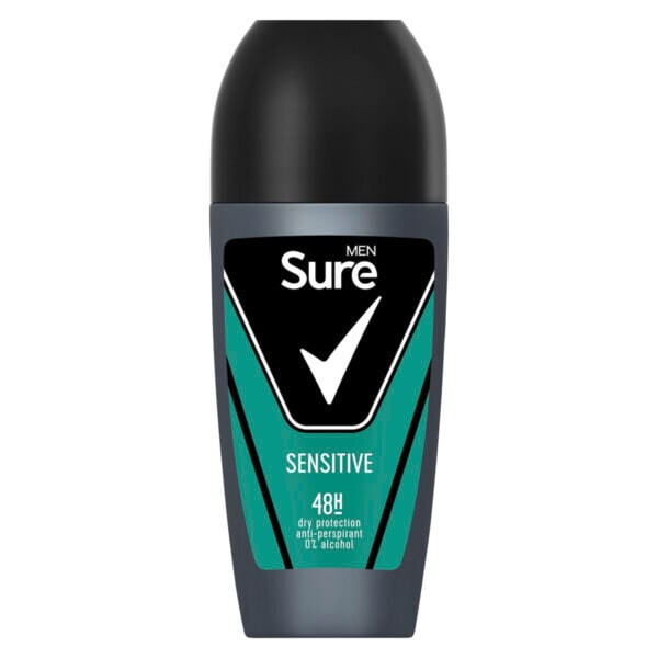 Sure Men Antiperspirant Deo Roll On Base Sensitive 50Ml