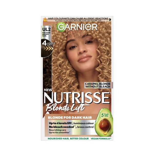 Nutrisse Blondelift Ul2 Caramel Blonde Permanent Hair Dye