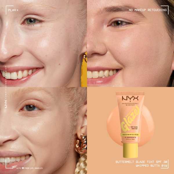 NYX Professional Makeup Buttermelt Glaze Skin Tint + SPF30 Foundation