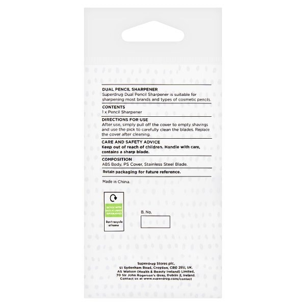 Superdrug Makeup Pencil Sharpener