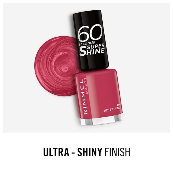 DNR RIMMEL 60 SEC SUP-SH NAIL POLISH JET SET
