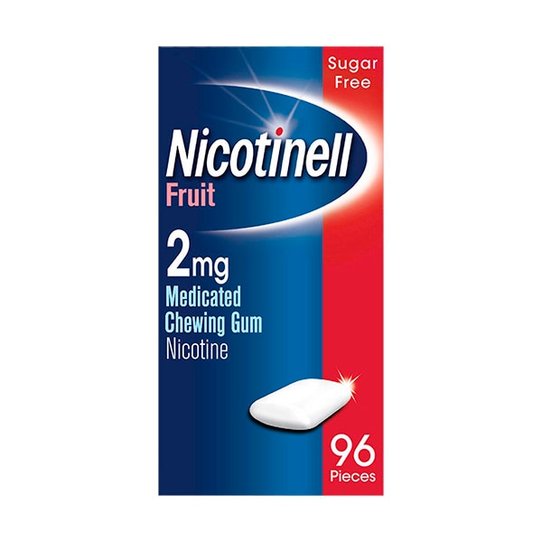 Nicotinell Fruit 2mg Medicated Chewing Gum 96 Pieces