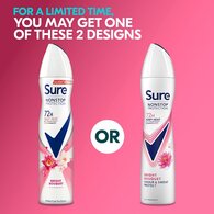Sure Antiperspirant Deo Aerosol Nonstop Bright Bouquet 250ml