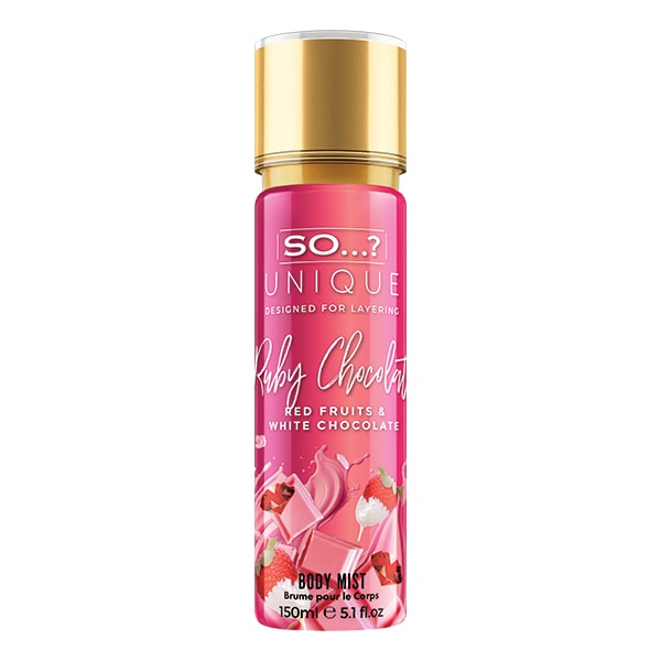 So&? Unique Ruby Chocolate Body Mist 150Ml