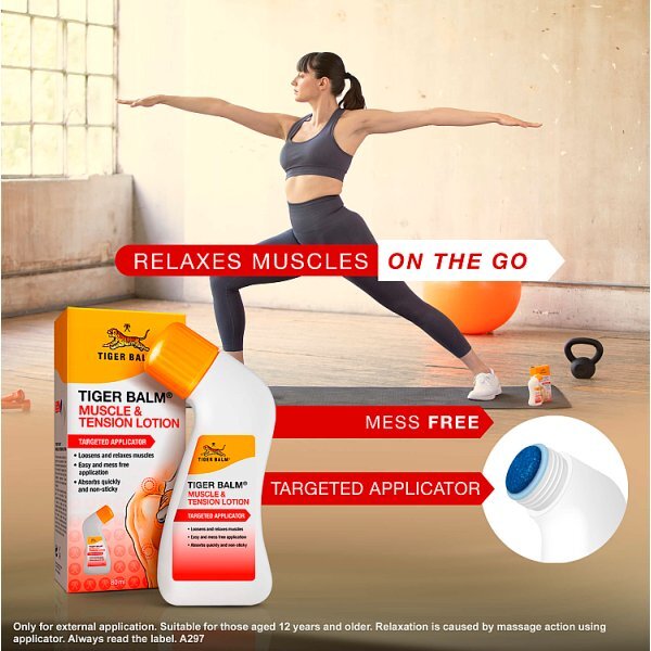 Tiger Balm Muscle & Tension Lotion