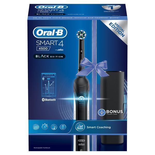 Oral-B Smart 4 4500 Cross Action Black Electric Toothbrush