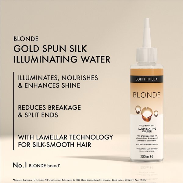 John Frieda Blonde Illuminating Water 200ml