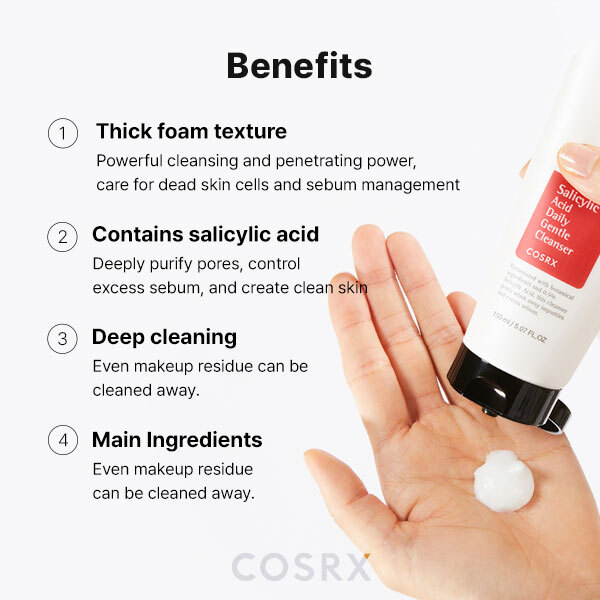 Cosrx Salicylic Acid Daily Gentle Cleanser 150ml
