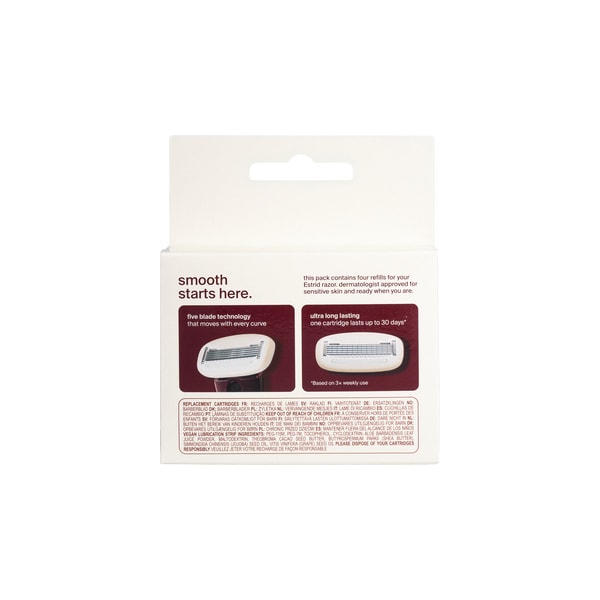 Estrid Five-Blade Cartirdges 4X