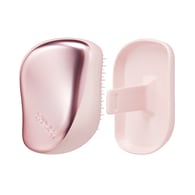 Tangle Teezer Compact Detangling Hairbrush, Powder Puff Pink