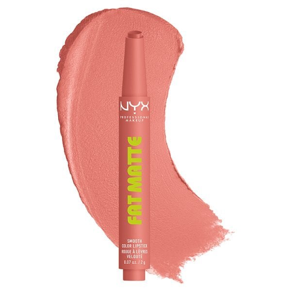 NYX Professional Makeup Fat Matte Lipstick, Cashmere Cutie