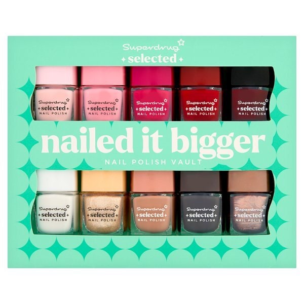 Selected By Superdrug Nailed It Bigger Nail Polish Vault Gift Set