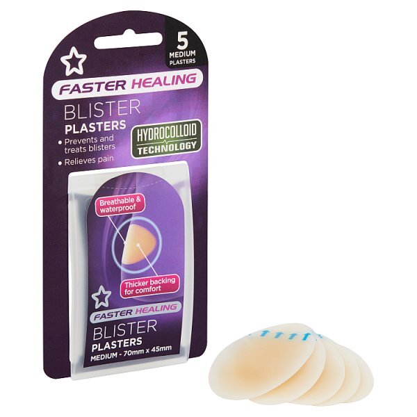 Superdrug Medium Blister Plasters X 6