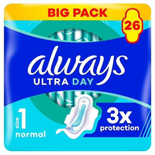 Always Ultra Normal (Size1) Sanitary Towels 26 Pads Big Pack