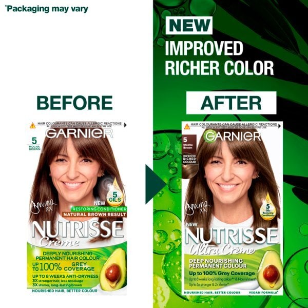 Garnier Nutrisse Permanent Hair Dye Brown 5