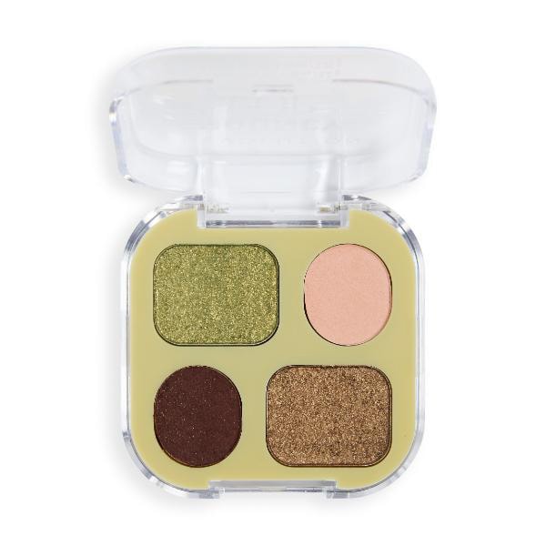 Revolution Bouncy Pop Shadow Palette Evergreen