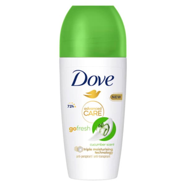 Dove Advanced Antiperspirant Deodorant Roll on Cucumber 50ml