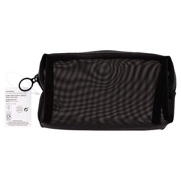 Superdrug Mesh Large Cosmetic Bag