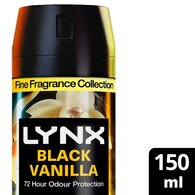 Lynx Fine Fragrance Premium Bodyspray Black Vanilla 150ml