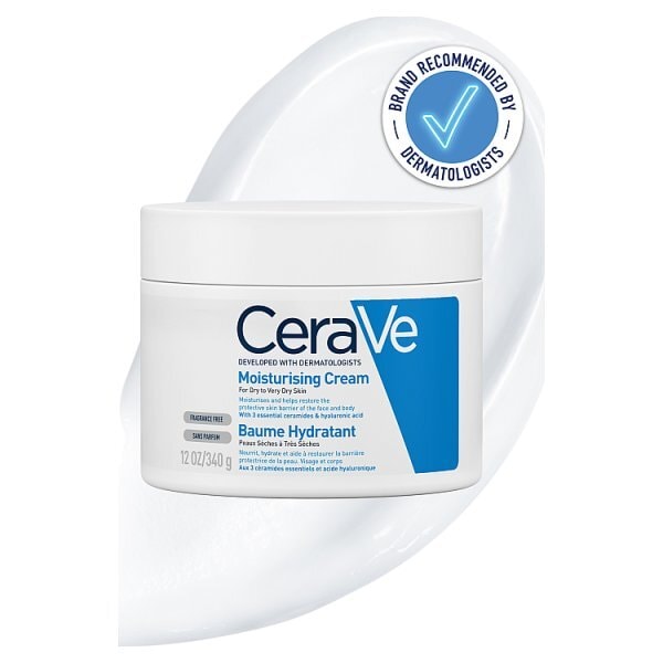 CeraVe Moisturising Cream for Dry to Very Dry Skin 340G