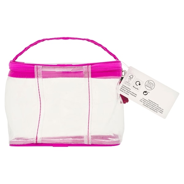 DNR Superdrug Clear PVC Makeup Bag