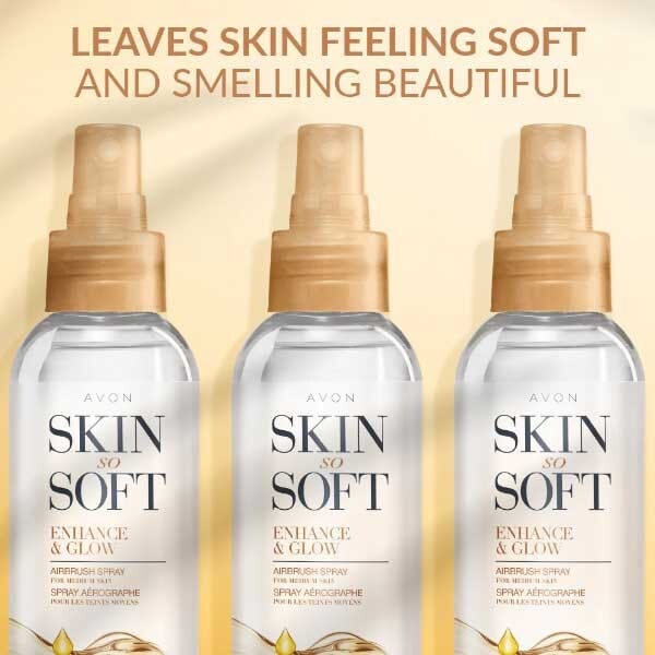 Avon Skin So Soft Enhance & Glow Airbrush Spray 150ml