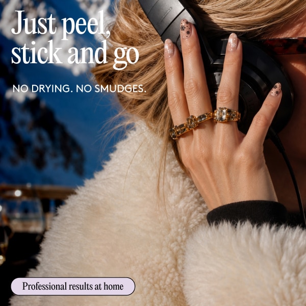 Mylee Gel Nail Wraps First Snow